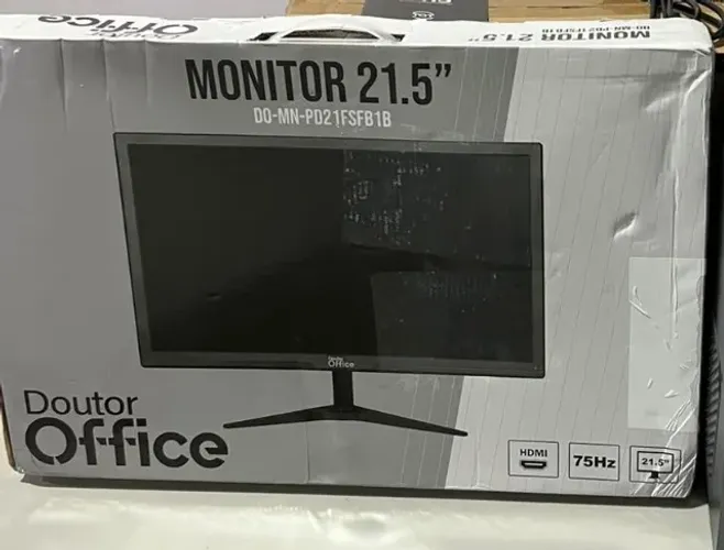 Monitor Dr. Office, 21.5 Pol, Full HD, 75Hz, HDMI/VGA, Preto