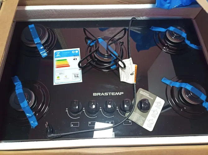 Cooktop 5 bocas Brastemp