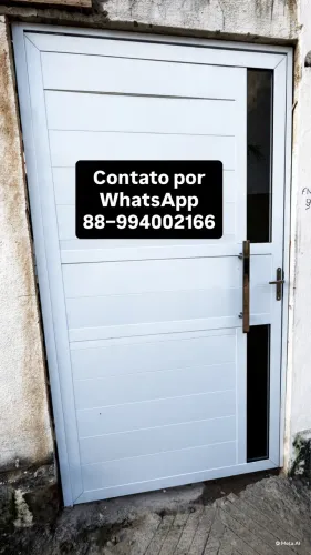Porta de alumínio / reformas / casa / portas de alumínio e vidro