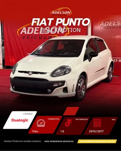 Fiat Punto Blackmotion 1.8 Flex 16V 5P. 2017