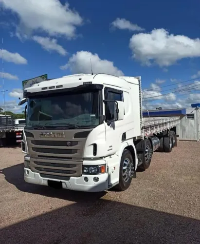 Scania p310 8x2 ano 2016 único dono