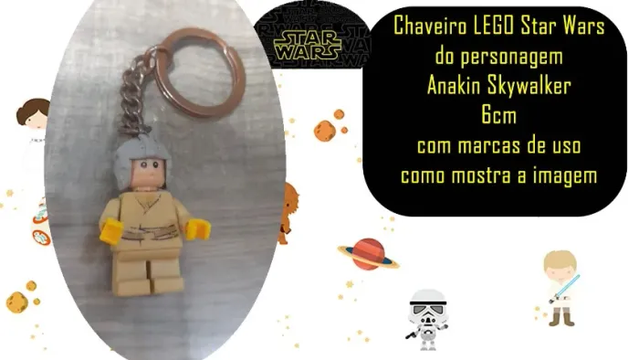 Chaveiro LEGO Star Wars do personagem Anakin Skywalker