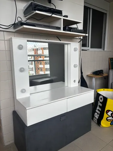 Camarim maquiagem 90x80x38