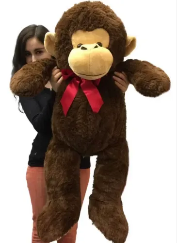 Macaco Pelúcia gigante 1 metro de altura
