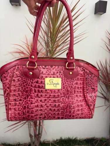 Bolsa social couro legítimo