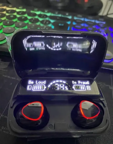 Fone Bluetooth M10 Gamer LED com Display Digital