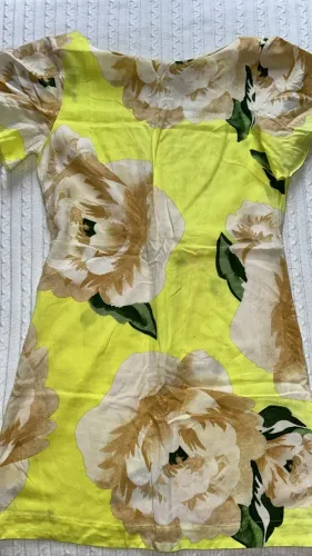 vestido feminino estampa farm roda a saia verde