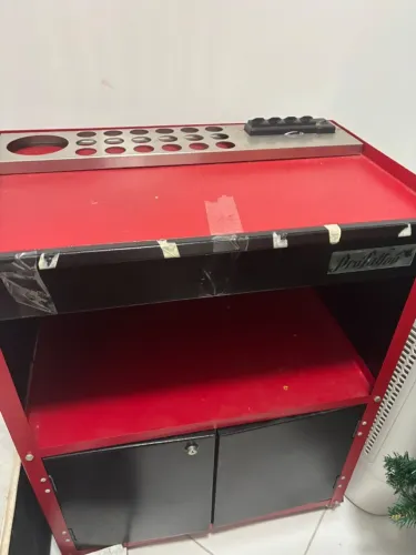 Carrinho de tatto, apoio de braço e maca