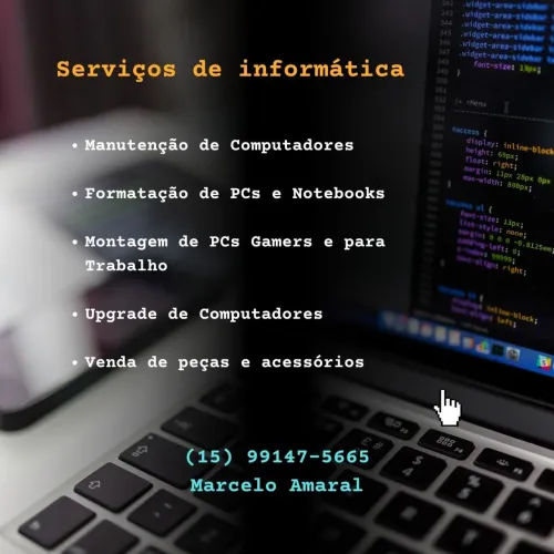 Montagem PC Gamer e Escritório sob encomenda
