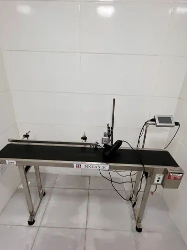 Esteira Transportadora 1,5m com Datadora Inkjet Inklaser - Semi Nova