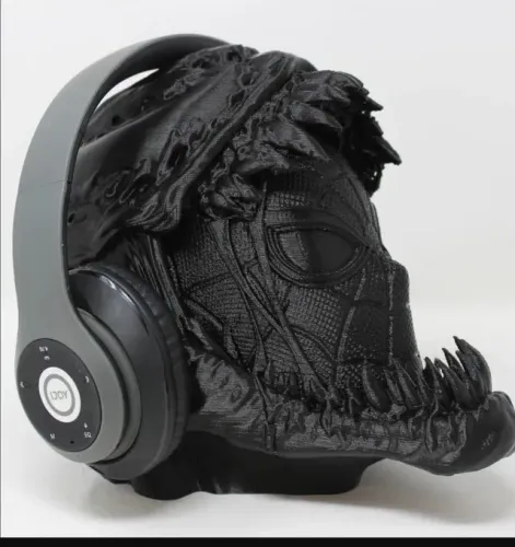 (Sob encomenda) Suporte Headset Spider-Man Venom - Fusion Edition