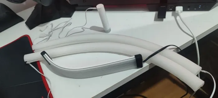 Kit ARGB COM FITA DE LED , LED PARA WATER COOLER E SUPORTE PLACA DE VÍDEO ARGB