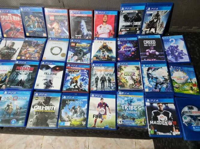 Jogos originais ps4 Passo cartão pego troca Faço envios 