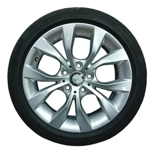 Roda 17 Bmw X1 Sdrive 18i 225/45 Pneu Gasto 2011 Cinza