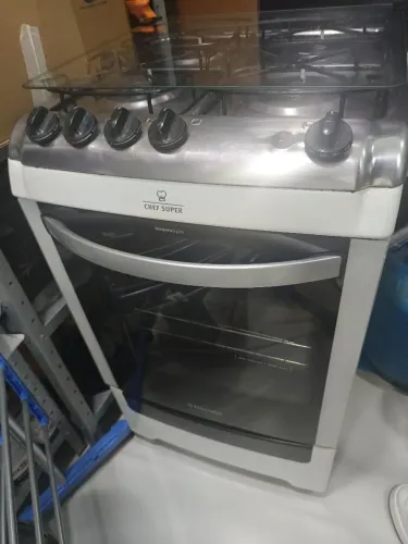 Fogão Electrolux 4 Bocas Chef Super com Acendimento Automático 