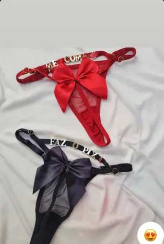 Calcinha para personalizar modelo laço