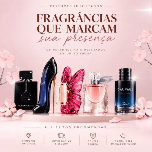 Perfumes importados e árabes
