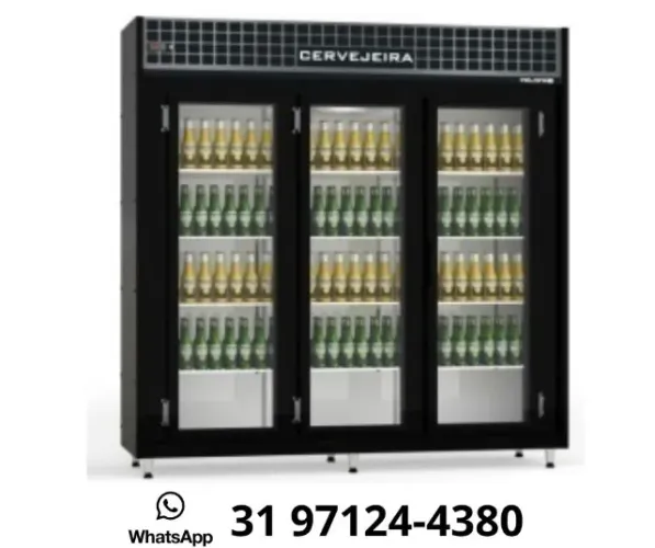 Cervejeira 3 Portas de Vidro Polo Frio 220v
