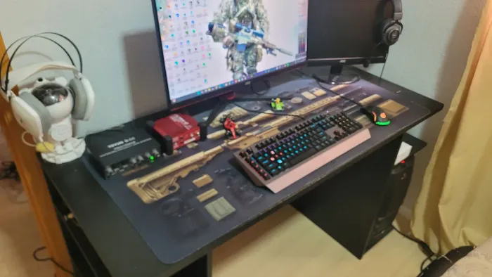 Uma mesa gamer