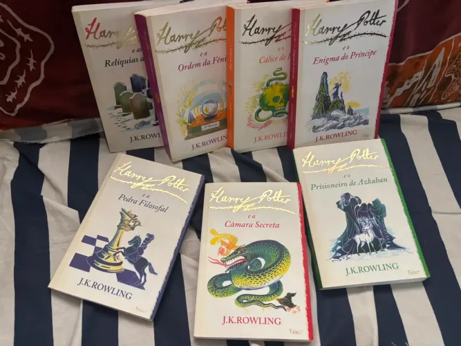 Kit livros Harry Potter capa branca original
