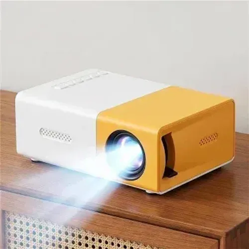 Mini Projetor Portátil Led 1080p com saida HDMI - 600 Lumens - Novo