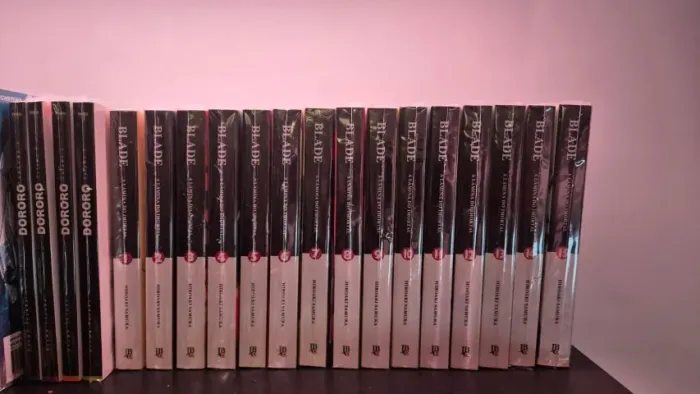 Coleção completa de mangás Blade of the immortal, versão 2 em 1 JBC 15 vol totais pt-br