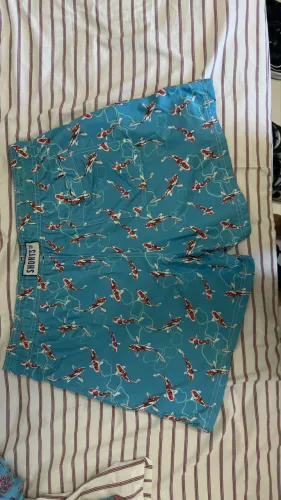 Shorts Co. Regular Azul Baleias Original G ? Usado 1x