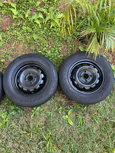 Jogo de Rodas de Ferro Aro 13 Originais GM 4x100