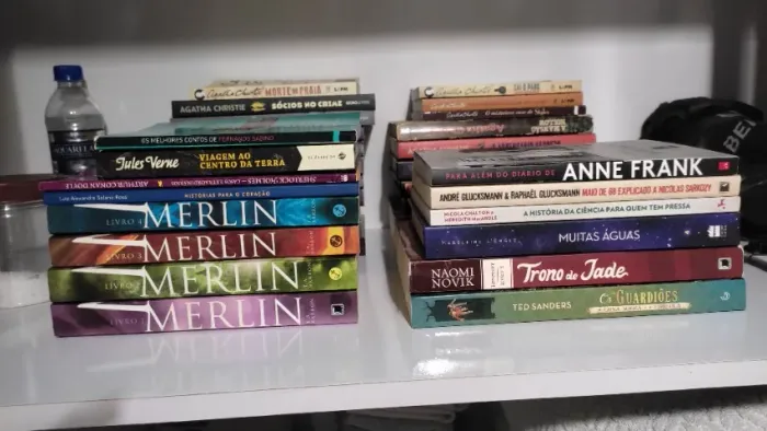 Lote de Livros Variados: Coleção Merlin, Clássicos, História e Fantasia