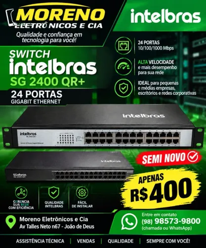 Switch 20 canal Intelbras