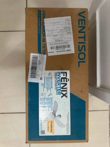 Ventilador de teto ventisol- NOVO NA CAIXA