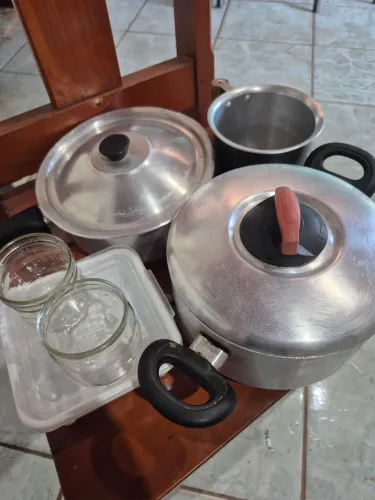 Kit panelas leiteira cafeteira