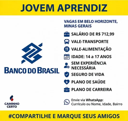 Jovem Aprendiz Auxiliar Administrativo
