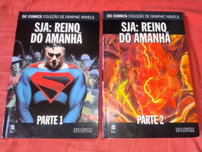 SJA : Reunindo Amanhã encadernado Eaglemos HQs Quadrinhos Gibis Comics