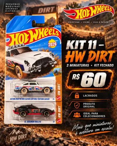 Kit 11 - Hot Wheels Aston Martin DB5 Safari e El Segundo