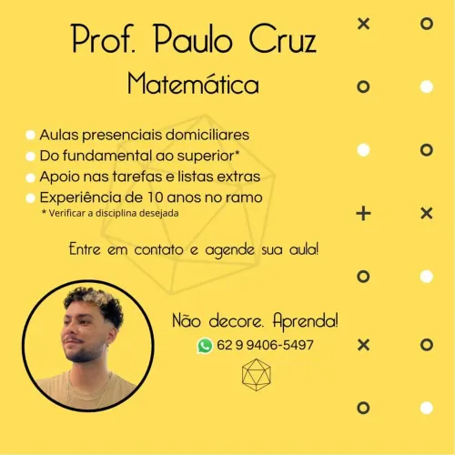 Aulas particulares de Matemática 