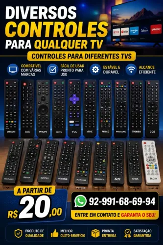 Controle universal para tv