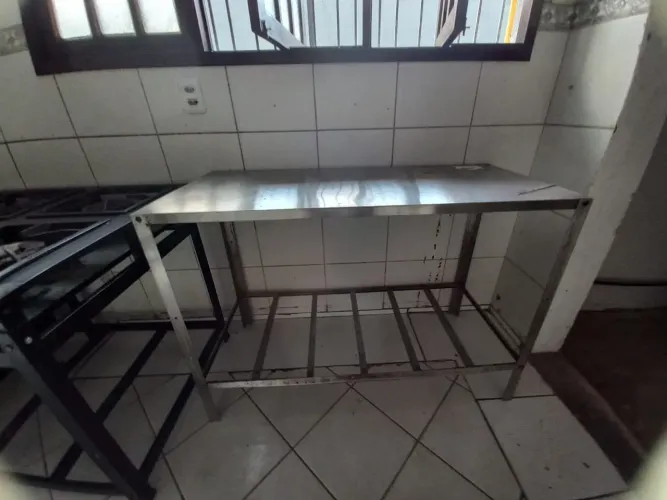 Bancada Inox 0.90x50. Cozinha Industrial