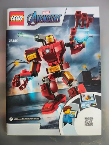 LEGO Marvel 76140 - Robô do Homem de Ferro (100% Completo)