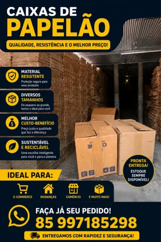 Caixa de papelão 