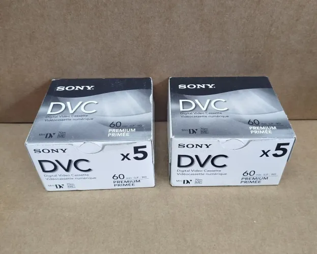 Fita Mini Dv Sony caixa com 5