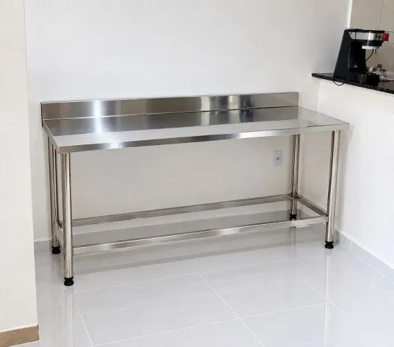 Bancada inox industrial
