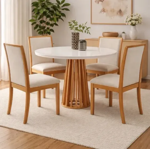 Conjunto de Jantar Verona 4 Lugares