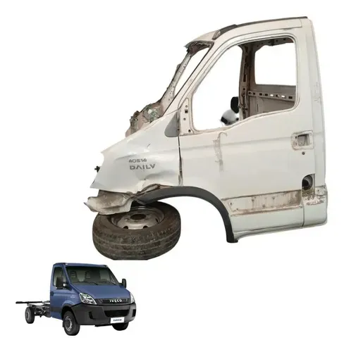 Cabine Iveco Daily 40s14 2016 2017 2018 Estrutura Sem Porta Branco