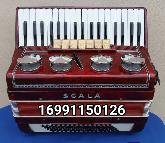 Acordeon Sanfona Scala de 80 baixos  * 