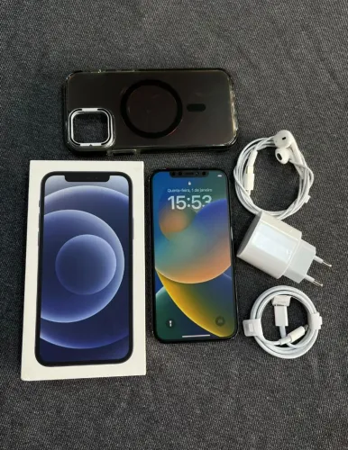 iPhone 12 Azul 128GB na Caixa c/ todos os acessórios