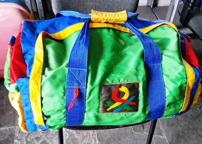Bolsa de Viagem Benetton Vintage Anos 90 - 60 cm - Raridade