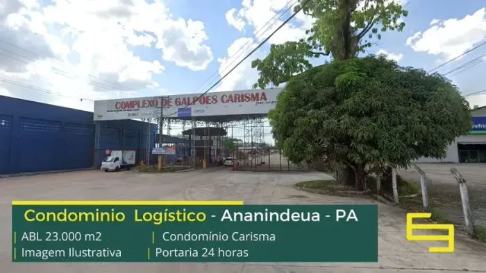Moura Gestor Imobiliario Aluga Um Galpão no Condominio Carisma, BR 316 km 05, Ananindeua, 