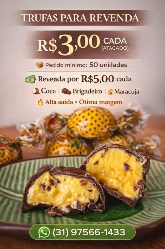 ? ATACADO DE TRUFAS - R$3,00