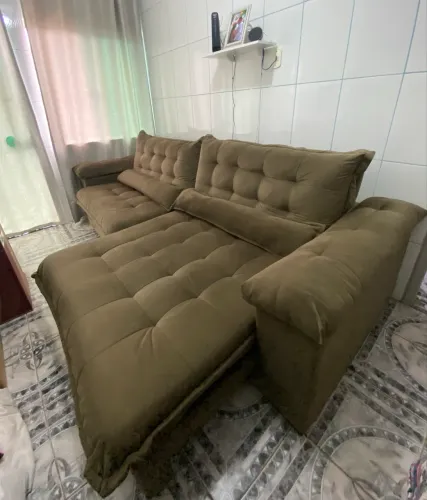 Sofá Retrátil Reclinável - 2,95 m